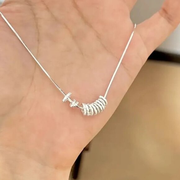 NEW Exquisite 925 Sterling Silver Necklace – Timeless Elegance & Sophisticated C - Picture 3 of 3